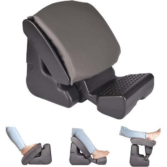 lily's JP home Footrest Adjustable Angle Foot Rest Folding Shinkansen Office Use (Gray)