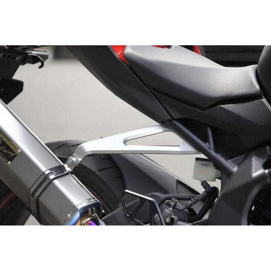 Over Racing CBR250RR 36-02-01 Aluminum Billet Muffler Stay, Silver