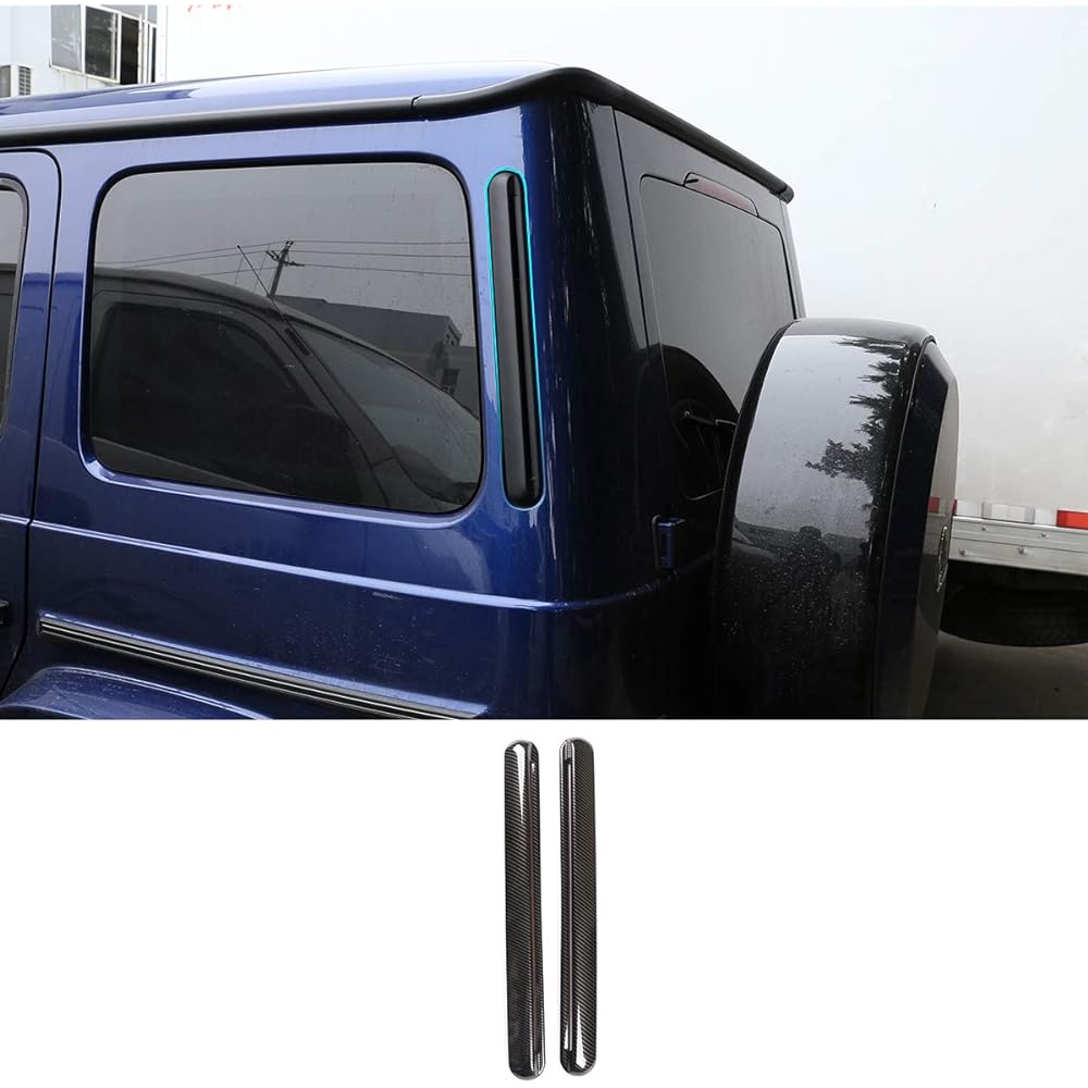 Car Accessories ABS Carbon Fiber Exhaust Decorative Trim Suitable for Mercedes Benz G Class W463 G350 2019-2020