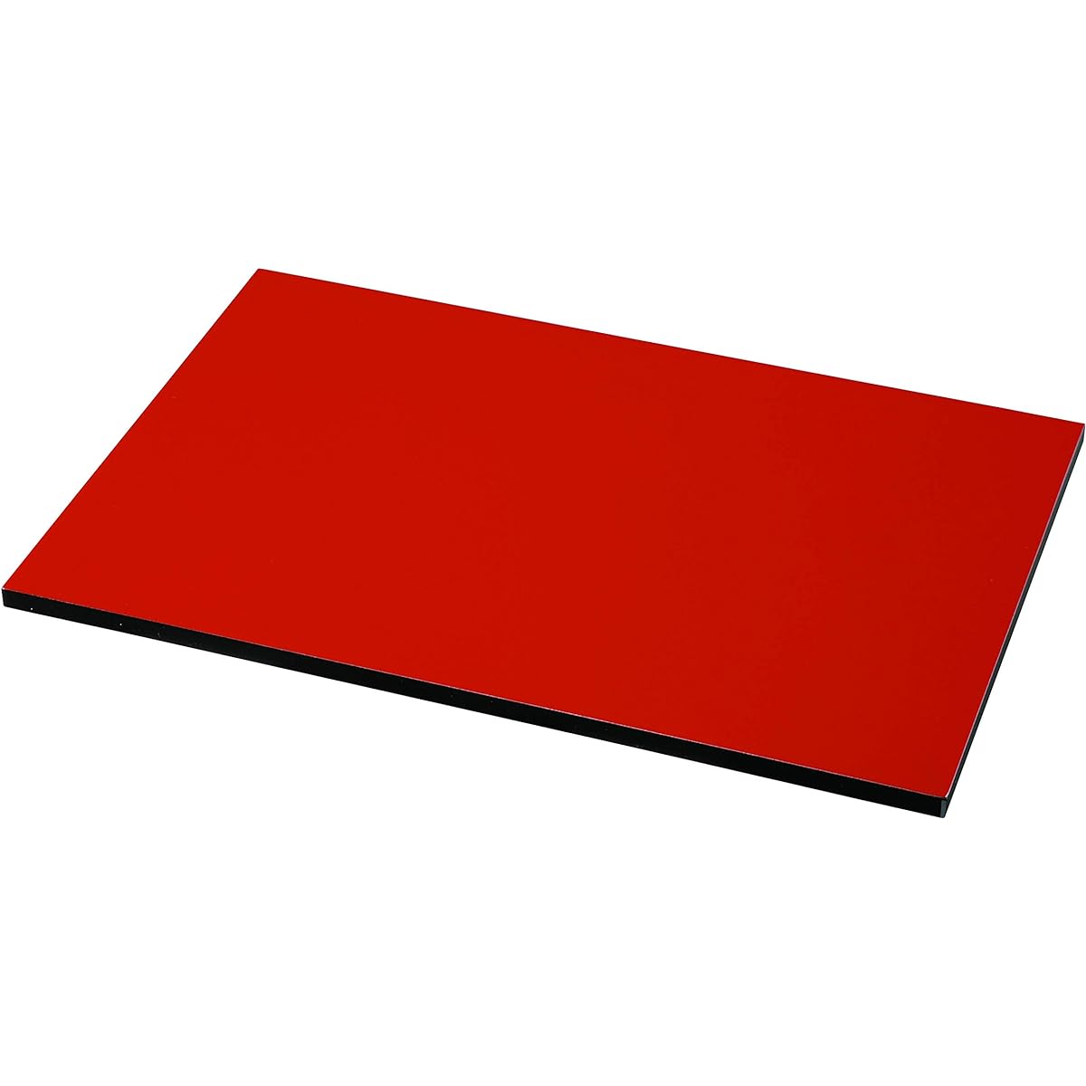 Yamaga Lacquerware Store Wooden Flower Stand, Long Square Board, Black, Red, Double-Sided Painted, Flower Stand, Lacquerware, Made in Japan, Made in Japan, Tokonoma, Flooring Board, Doll Stand (No. 12, 36cm)