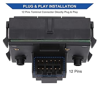 OBAEE Overhead Console Sunroof Switch Sliding Window Control Ford F150 F250 F350 F550 F550 SUPER DUTY 2009 2010 2010 2015 2016 2016 OEM 9L3 Replacement Z15B6 Z1D91