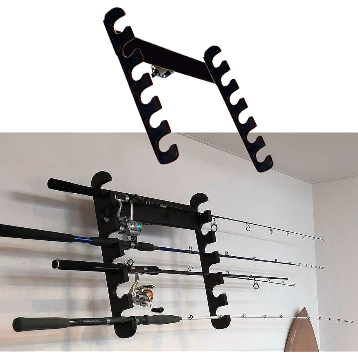 CAP Cap Wall Mounted Rod Holder Unit Type Fishing Rod Rack Rod Holder Fishing Rod Rack Wall Mounted Rack 287-288-289