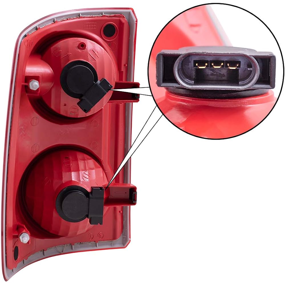 BROCK replacement set driver and passenger seat tail light 2005-2011 DAKOTA pickup truck 55077605AC 55077604ac