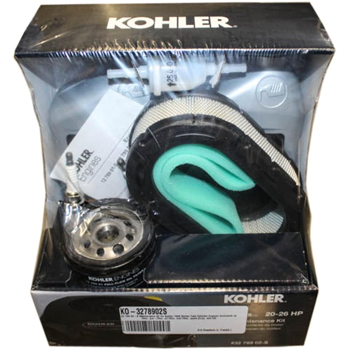 KOHLER 7000 Series Maintenance Kit 32-789-02-S 10W-30 Prikener Fuel Filter Air Filter Spark Plug