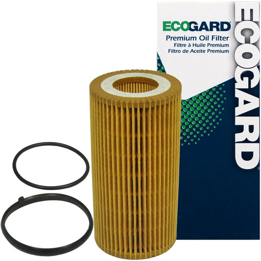 ECOGARD X5581 Premium cartridge engine oil filter for conventional oil Audi AUDI A4 QUATTRO 2.0L 2005-2009, A4 2.0L 2005-2009, A3 2.0L 2006-2008, TT 2.0L 2008-2009, TT Quattro 2.0L 2011 Suitable to 4