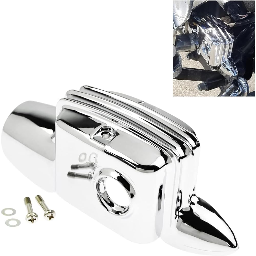 REBACKER Chrome Rear Brake Master Cylinder Cover Harley FLHT FLHX FLHR2008-2019