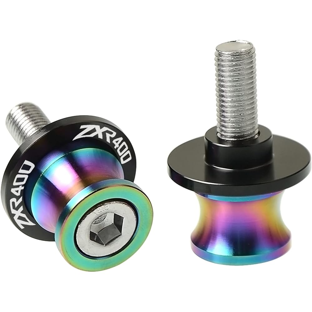 Stand Screw Slider Rear Rocker Bracket Screw Motorcycle Rocker Arm Spool Slider Spool Suitable for Kawasaki ZXR400 1994 1995 1996 1997 1998 1999 2000 2001 (Color: 8mm)