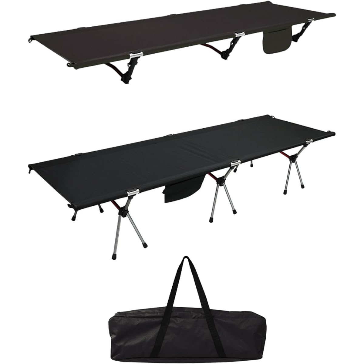 [2WAY Easy Installation Camping Cot] ankley Cot Simple Bed Camping Camping Bed Wide Cot Outdoor Up to 150kg