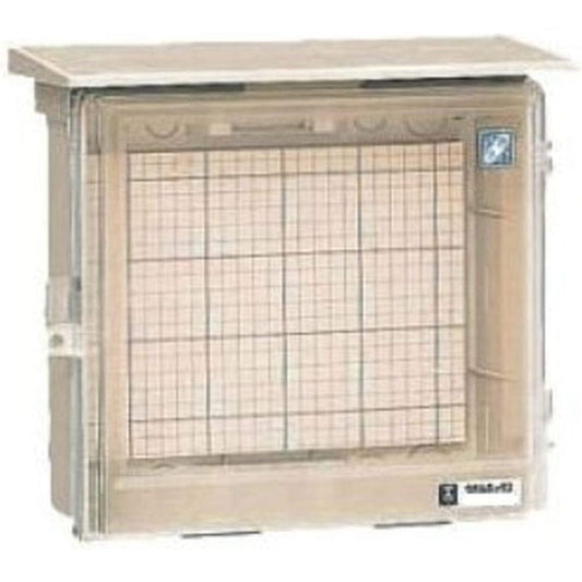 Mirai Kogyo Wall Box, Transparent Lid, Roof, Horizontal Type, Effective Fukasa 106, 1 Piece CWB-12AJ