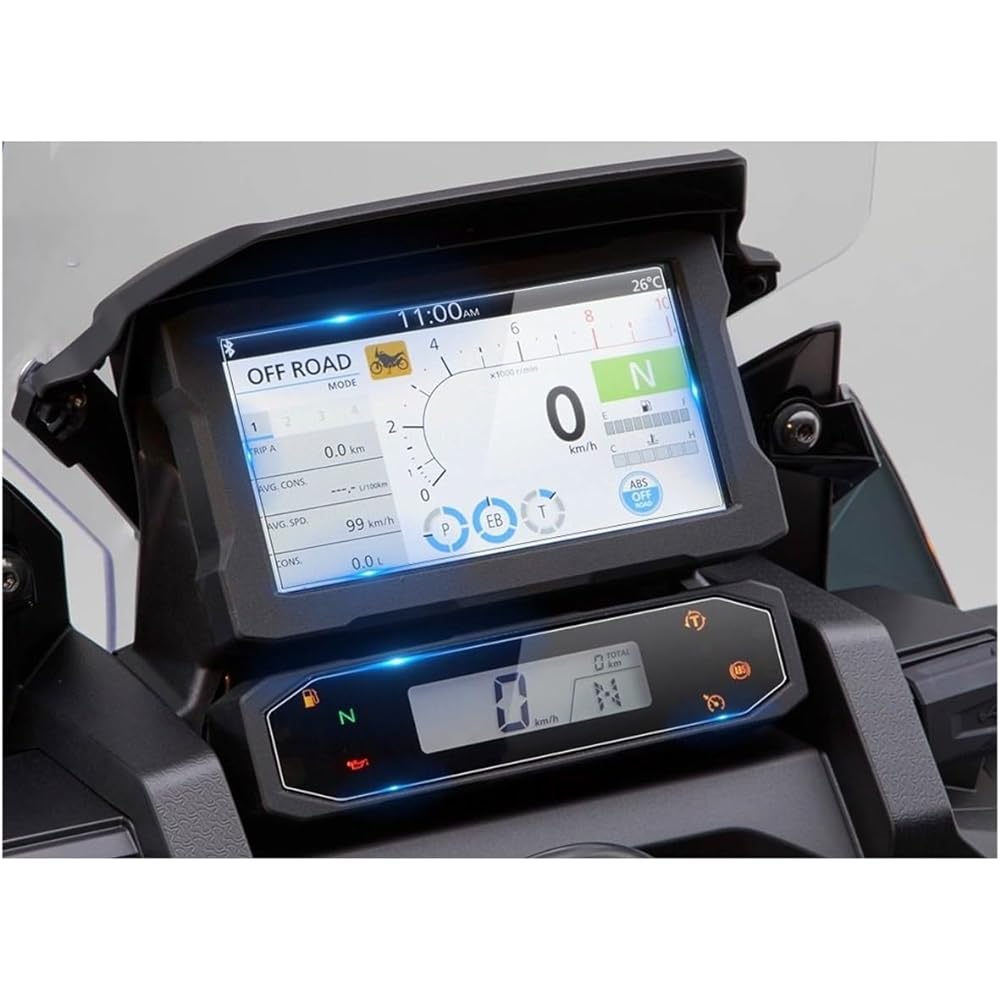 Fits for Honda NT 1100 NT1100 2021 - Scratch Cluster Screen Dashboard Protective Instrument Film Motorcycle Accessories Protector Instrument (Color: Quantity- 2)