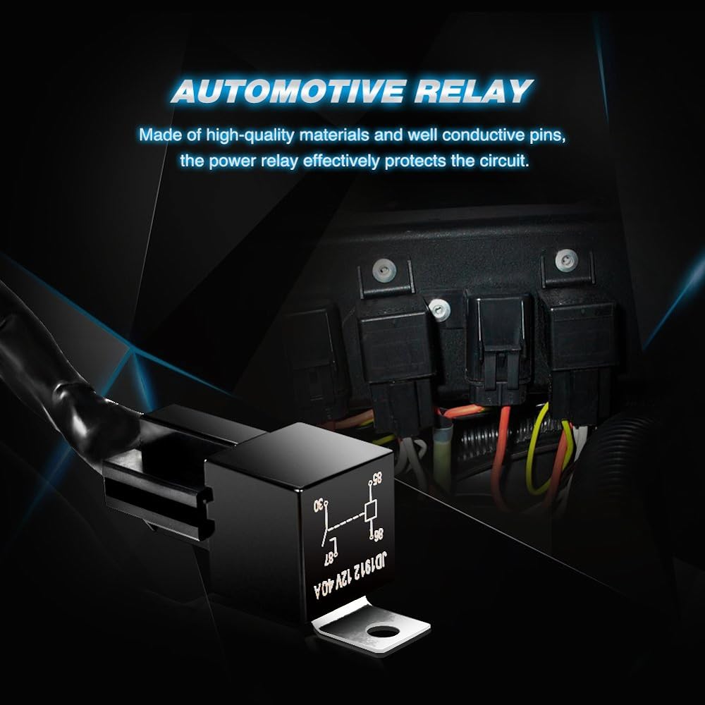 NILIGHT -10013W NI -WA 07 LED Light Bar Wiring Harness Kit SASQUATCH LIGHTS 12V 5 pin locker switch on off