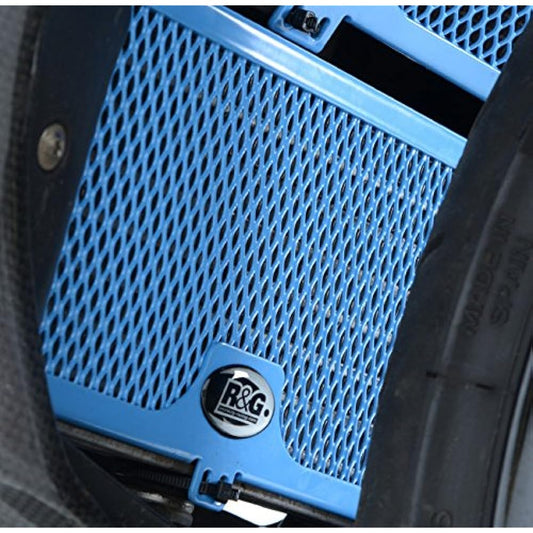 R&G Oil Cooler Guard Aluminum Blue S1000RR(10-15), S1000R(14-), S1000XR(15-) RG-OCG0005BLUE