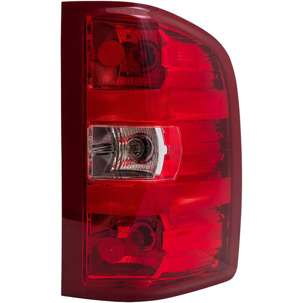 AUTOANDART replacement passenger seat side tail light light assembly 2007-2014 Silvarad with light bulb --Hanez 25958483