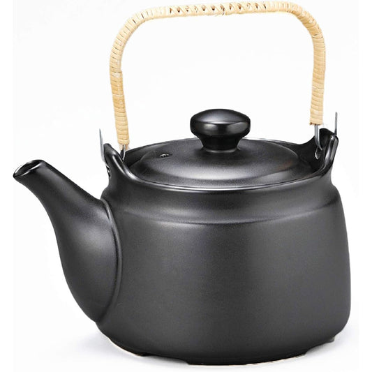 Yamakiikai Black Glaze Heat Resistant Earthen Bottle No. 10 F1155 1800cc