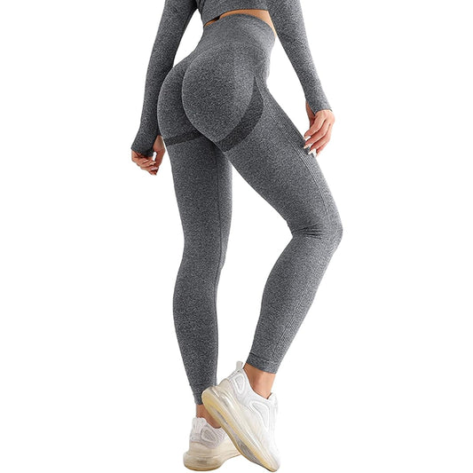 [KOZMOZ] Women's Yoga Pants, Beautiful Butt, Leggings, Sports, Long, High Waist, Tights, Sports Leggings, Yoga Pants, Fitness, Breathable, Quick Drying, 10 Minute Length