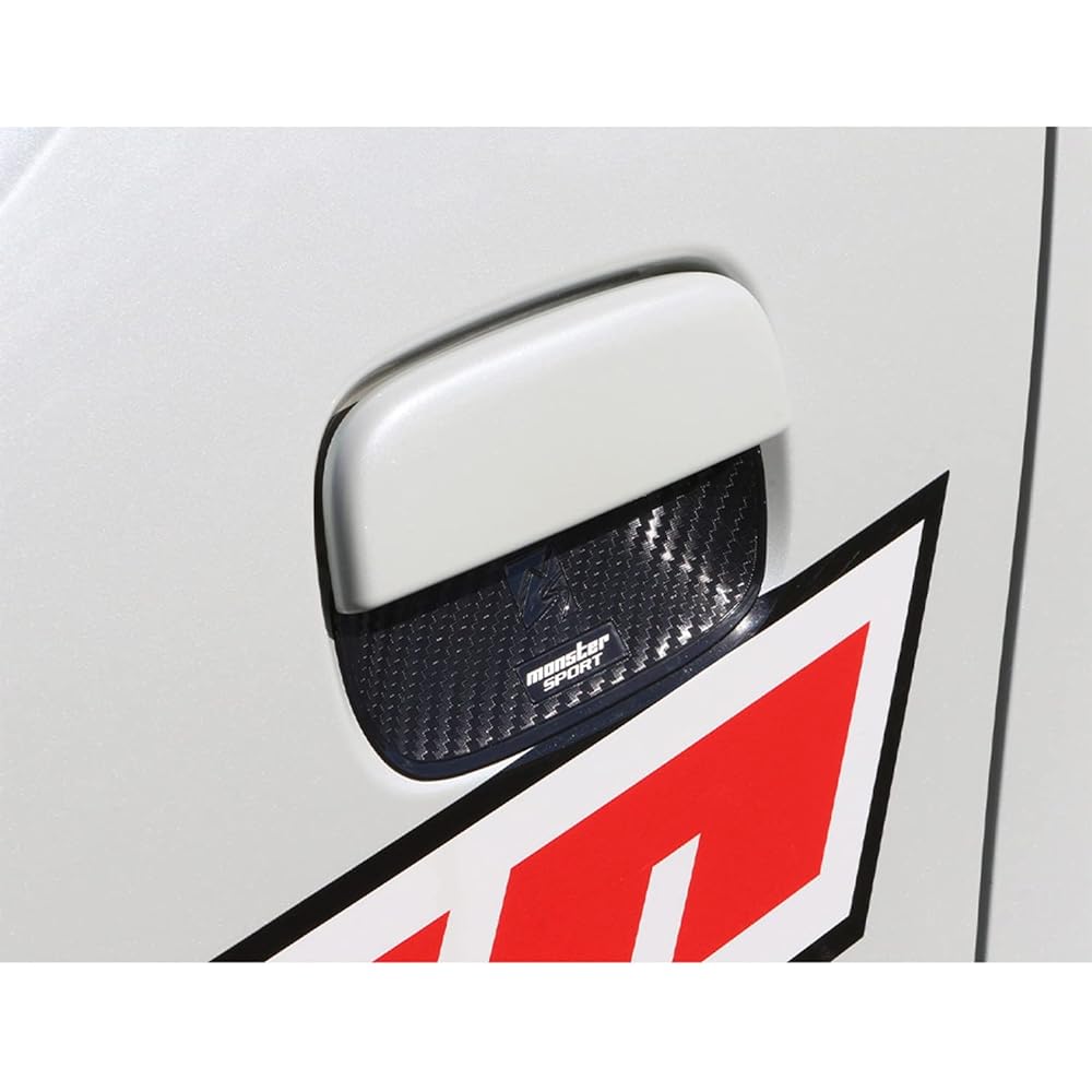 MONSTER SPORT Door Handle Protector Alto Works [HA36S] / Jimny [JB23W] and Others Suzuki Vehicles Set of 2 Scratch Prevention Door Handle Protection Black 792500-7300M