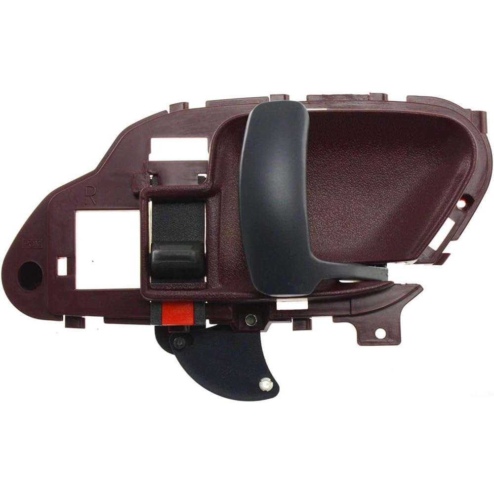 EVAN FISCHER interior door handle set 1995-1999 CHEVROLET C1500 K1500 1995-1999 GMC C1500 Door lock button red bezel black lever Front or rear