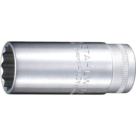 Stahlwille 46-22 (3/8SQ) Deep Socket (12 Square)