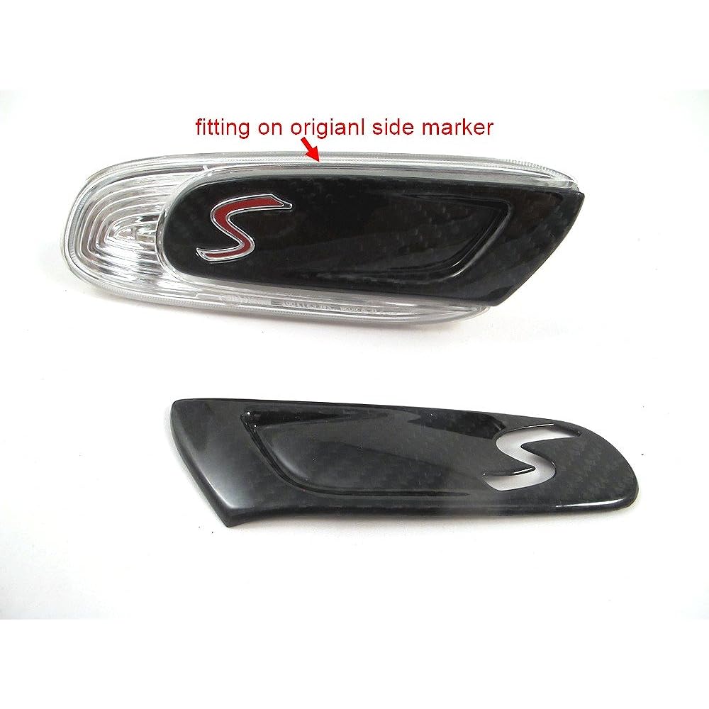 ATEX Dry Carbon Side Marker SCUTTLE VENTS Overlay Cover Mini Cooper F55/F56 S