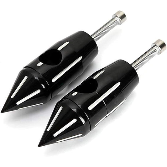 INNOGLOW Motorcycle Handlebar Riser Custom 1" Bar Grips Billet Pullback for Harley Davidson Cruiser Yamaha Honda Suzuki Kawasaki Chopper Victory Cruiser with 1" Diameter Bar