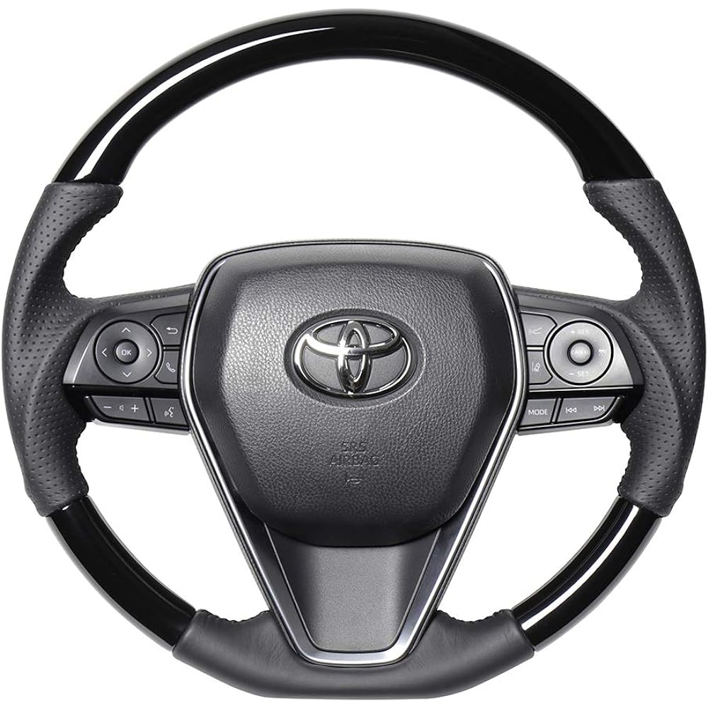 REAL Steering [Harrier (80 series)] Piano Black TYFP-PBW