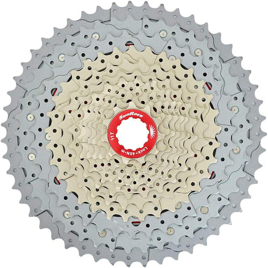 SunRace CSMZ903 11-51T 12 Speed Wide Ratio Cassette, Silver, ST1910