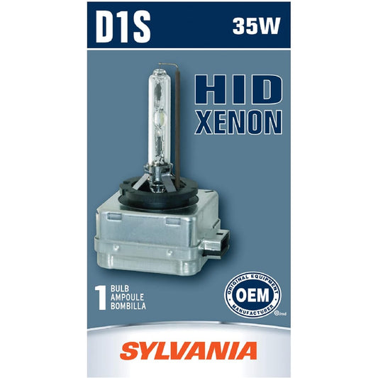 Sylvania -Basic HID (high brightness discharge) Headlight valve -High -performance bright white endurance lamp (1 light bulb) D1S White