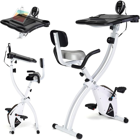 ALINCO Fitness Bike, Cross Bike, Quiet, Saddle Adjustment, Easy Assembly, Home Use, Folding, Health Equipment, Diet