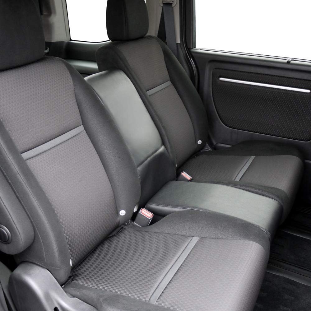 Step Wagon RP 1 2 3 4 5 Second Seat, 7 Seats, 2nd Row, Captain Seat, Dedicated Leather Bench Seat, Console Box, Backrest Set (Color: Greige, Second Row Captain Seat), Made in Japan, Special Design, Tool-free; Easy Installation
