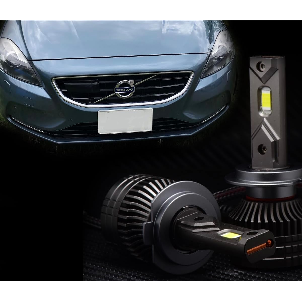 VOLVO V40 New 57W High Beam LED Bulb Guaranteed Operation/Warning Light Non-Lighting Volvo Bulb Set of 2 “Shimarisudo”