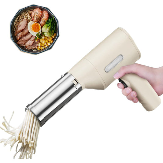 Vanbolt Mont Blanc squeezer - 1mm extra-fine Mont Blanc squeezer, portable motor can make fresh pasta, Mont Blanc squeezer applicable family, noodle restaurant (5 molds, White)