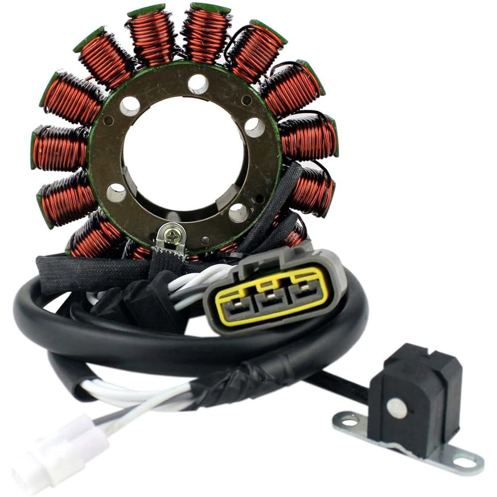 Generator Stator for Yamaha 2007-2020 YFM 700 Grizzly | 2009-2014 YFM 550 Grizzly | OEM Repl. 3B4-81410-00-00 / 28P-81410-00-00 / 28P-81410-01-00