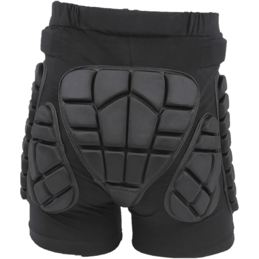 High impact absorption EVA material hip protector black / Available in 8 sizes from XXS to XXXL Butt guard Snowboard Skateboard [WL Products] HP040