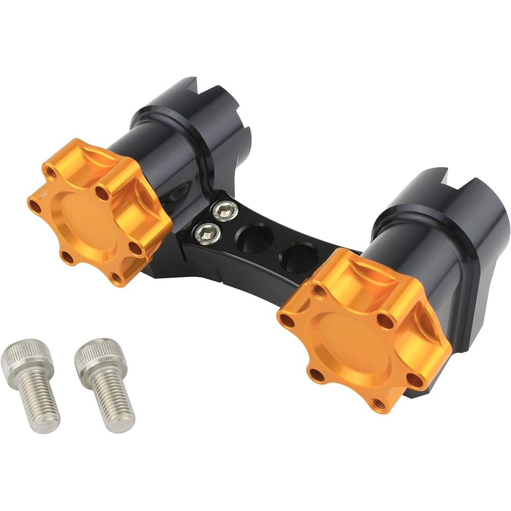 SHIFT UP Billet Handle Bracket & Knob SET [Black/Gold] 205032-64