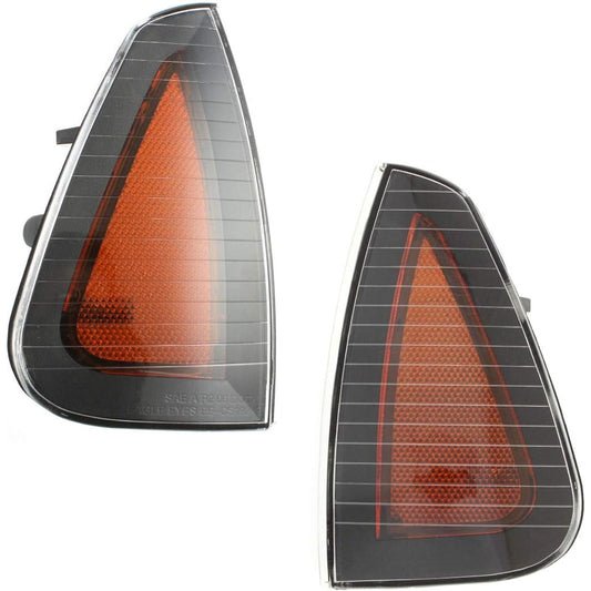KARPARTS360: 2005-2010 DODGE CHARGER side marker light assembly pair driver and passenger seat with light bulb CH2550126 | 4806219AD 4806218AD