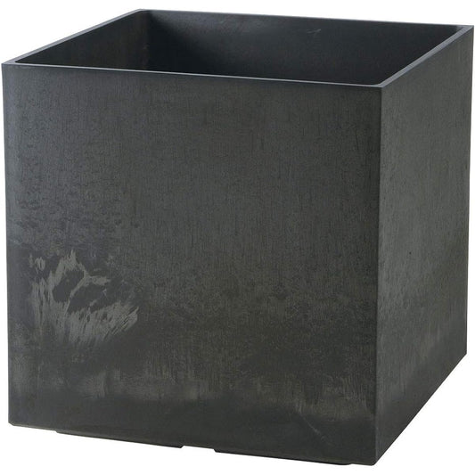 Richel Large Planter Cover Ceramic Style Light Gray 45 x 45 x 45 cm Laviere Pot Cover Cube 45 Type 711210