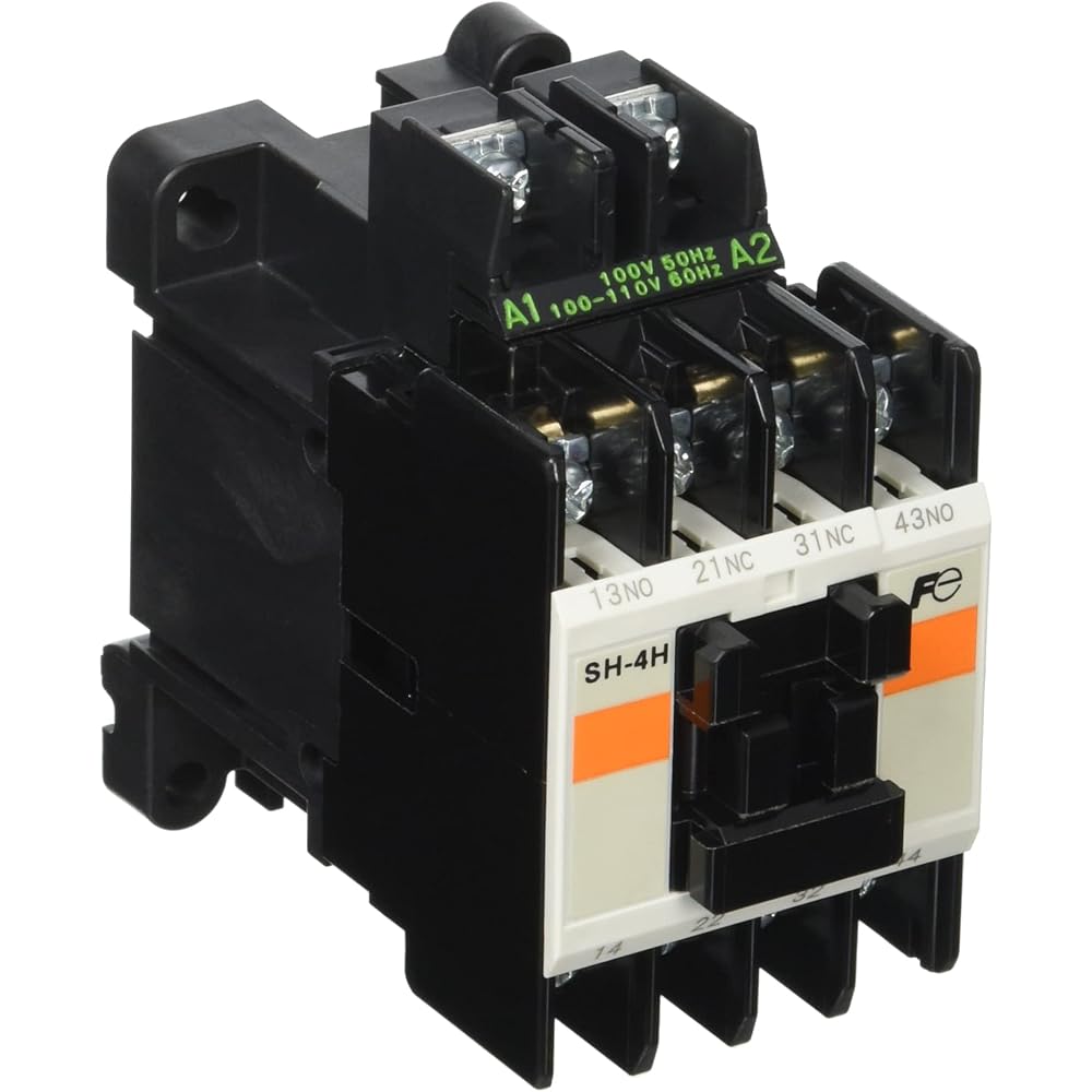 Fuji Electric Equipment Control Single Contact Auxiliary Relay AC100V SH-4H Coil AC100V 2A2B