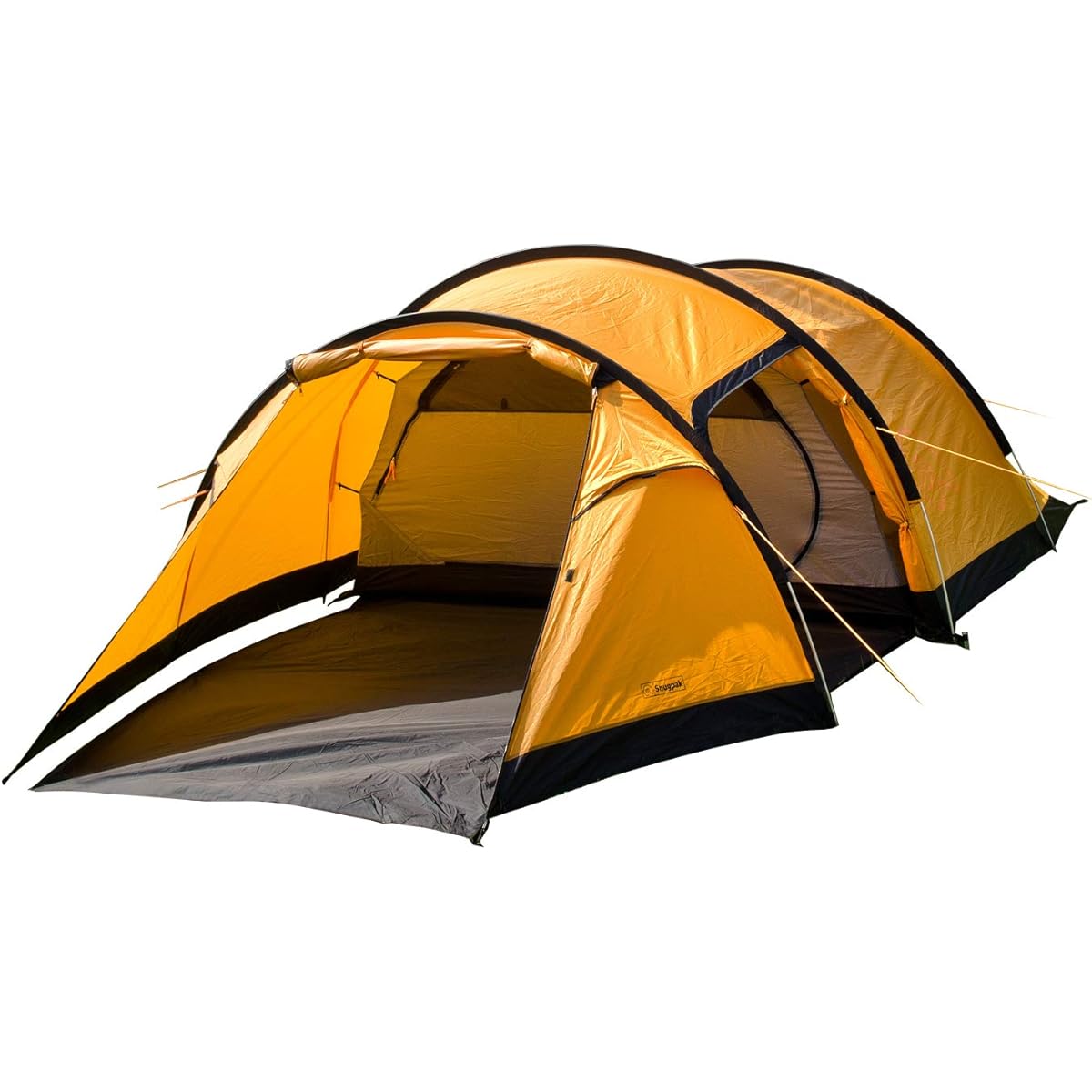 Snugpak Journey Quad 4 Person Dome Tent Footprint Included Windproof Water Pressure 4000 Home Camping Fishing Event (Genuine Japanese Product) Orange One Size