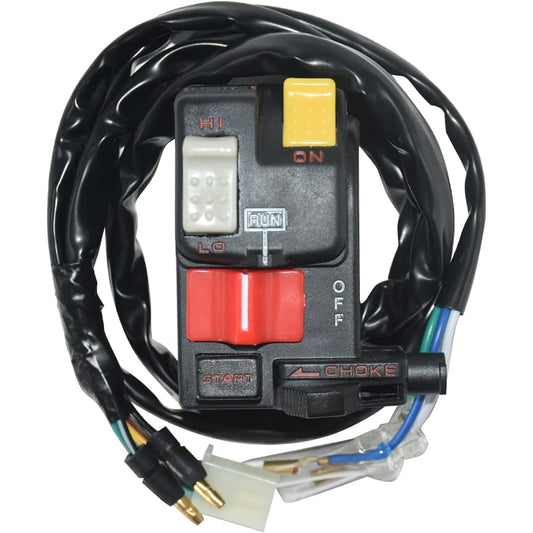 JDLLONG L/H Combination Switch 35020-HC4-004 1988-1995 Honda FourTrax 300 TRX300 2x4 TRX300FW 4x4 Start/Choke/Light On/Off/HI/Low