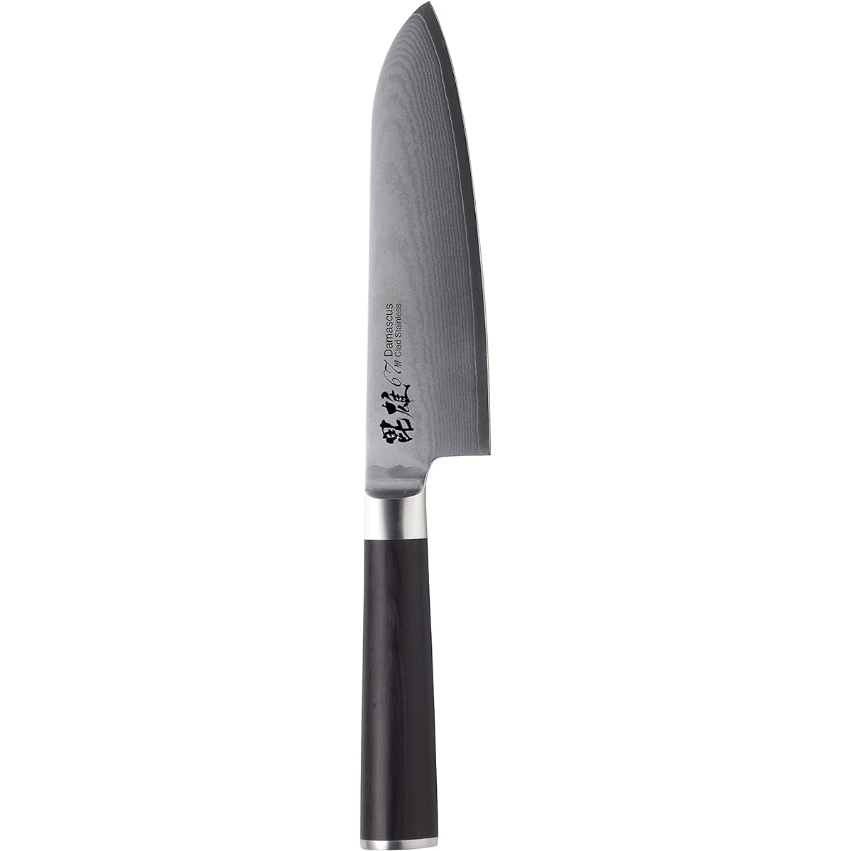 Pearl Metal 67 Layer Damascus Santoku Knife 165mm Hiyuu F-2349 Silver 29.5×4.5×2.5cm