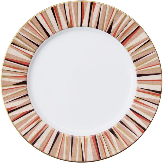 NARUMI Large Plate Brown Diameter 27cm Shagreen Red 52148-1557