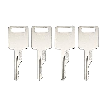 DISENPARTS 6693241 (4) Ignition Key 6709527 Bob Cat Skid Stea Lord S130 S175 S300 S450 S550 S550 A220 T140 T250 T250 T590 T650 732 843 843 964 340 440 540 540