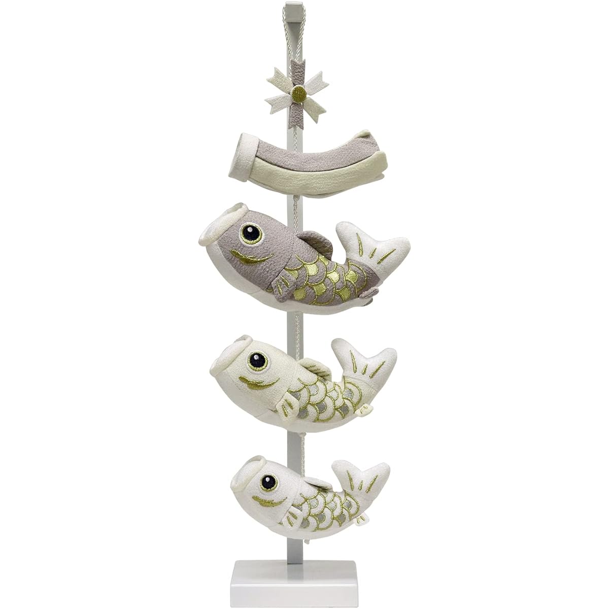 Satsuki Doll Indoor Tabletop Mini Carp Streamer OBOROKOI Oborokoi Extra Small Silver Gray Tabletop Size Height 48cm