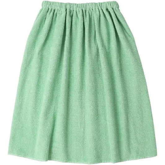 60cm length plain kids wrap towel marine green