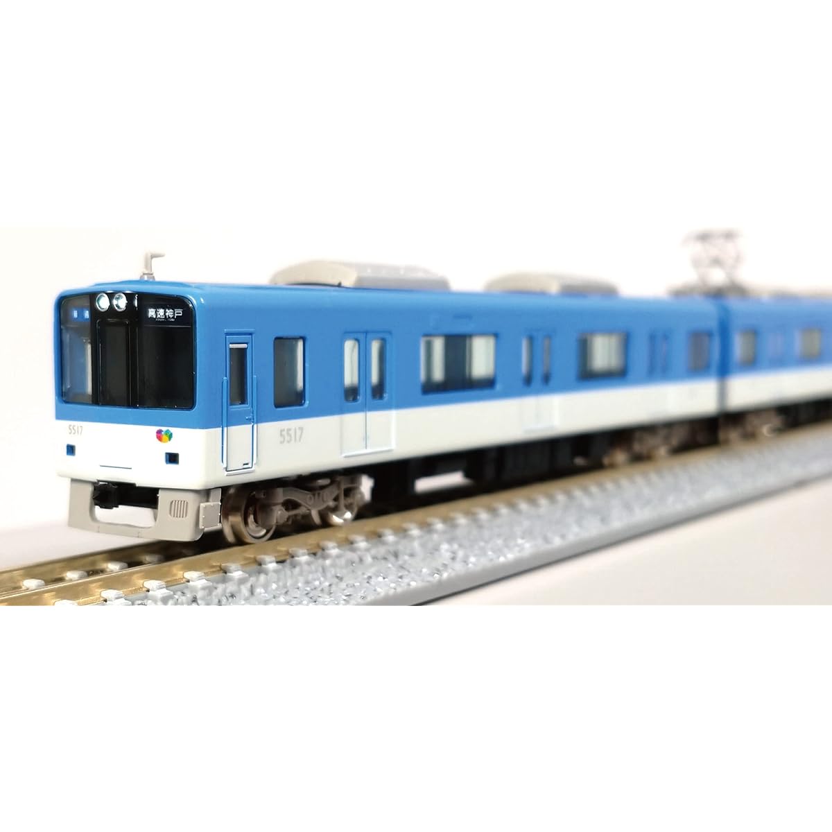 Green Max N Gauge Hanshin 5500 Series (Taisetsu is tight. With mark) 4-car formation set (with power) 31686 Railway model train