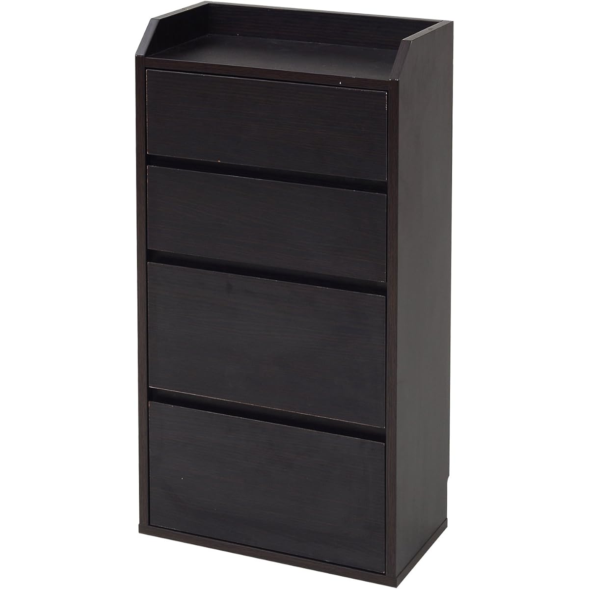 JK Plan Under Counter Storage Thin Mini Chest Low Chest Width 40 Depth 22 Drawers Height 80 Under Counter with Tension Fittings Living Chest Chest YHK-0204-DB