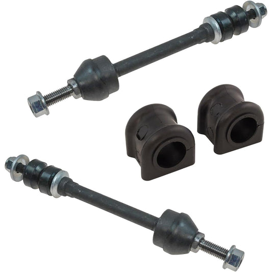 TRQ Front Suspension Stabilizer Swaver Bushing Endink Kit 4 Piece RAM 4WD