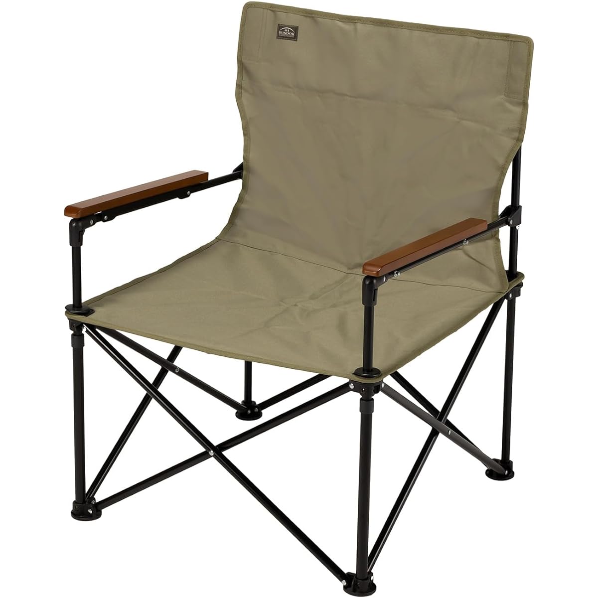 BUNDOK Director Low Chair <Khaki/Beige> BD-123 Storage Bag Included Foldable