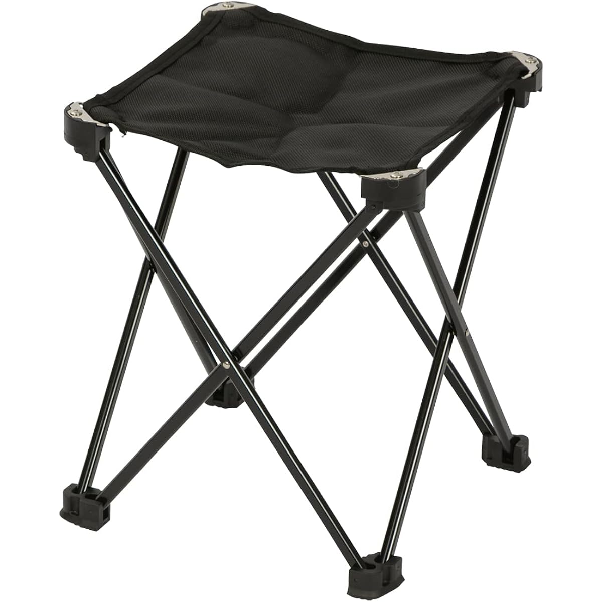 Takeda Corporation [Outdoor/Leisure Chair/Ultra Lightweight] Black 24×24×28cm Light Stool L Black LS21-L(BK)