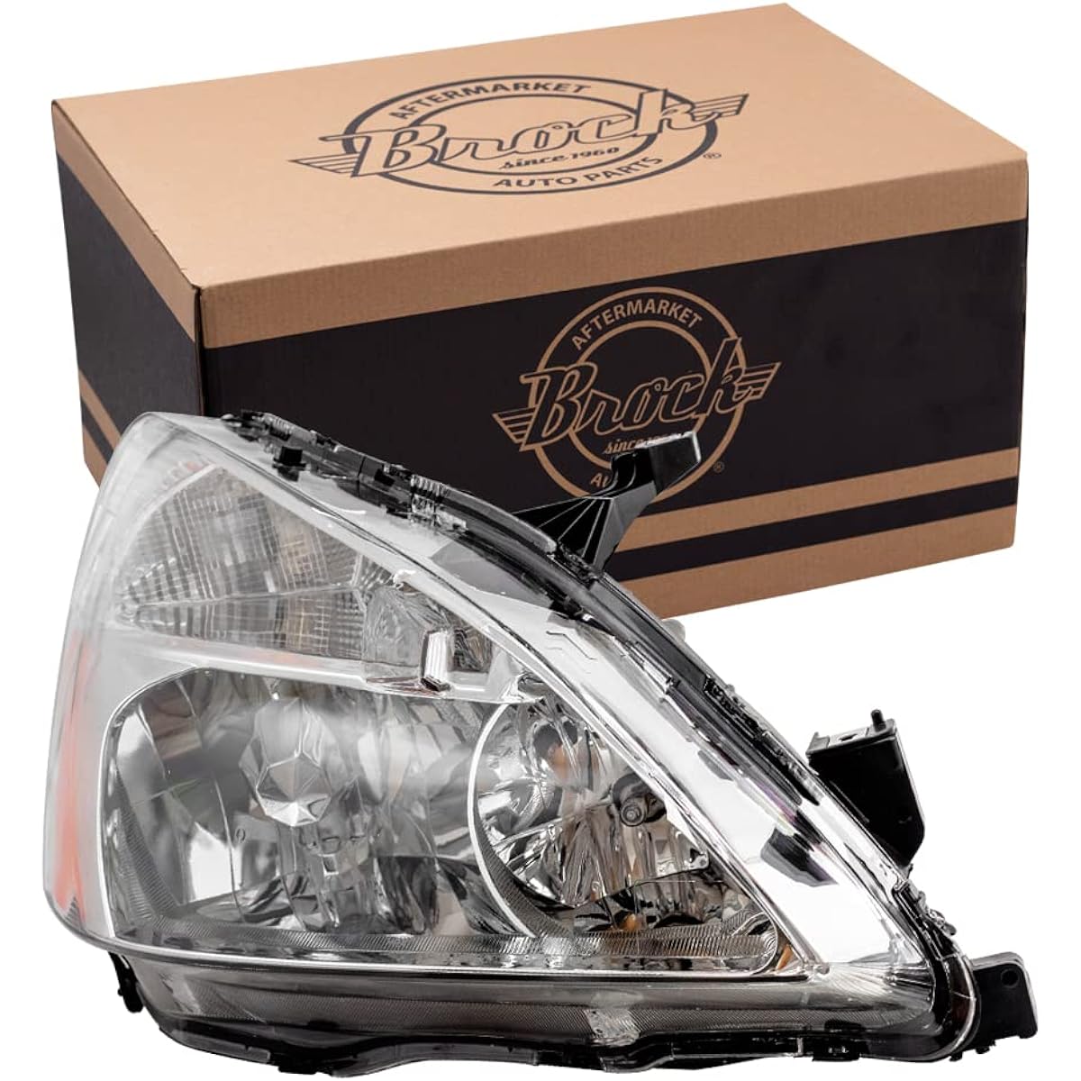 BROCK replacement Headlight passenger seat right 2003-2007 Accord 33101-SDA-A01